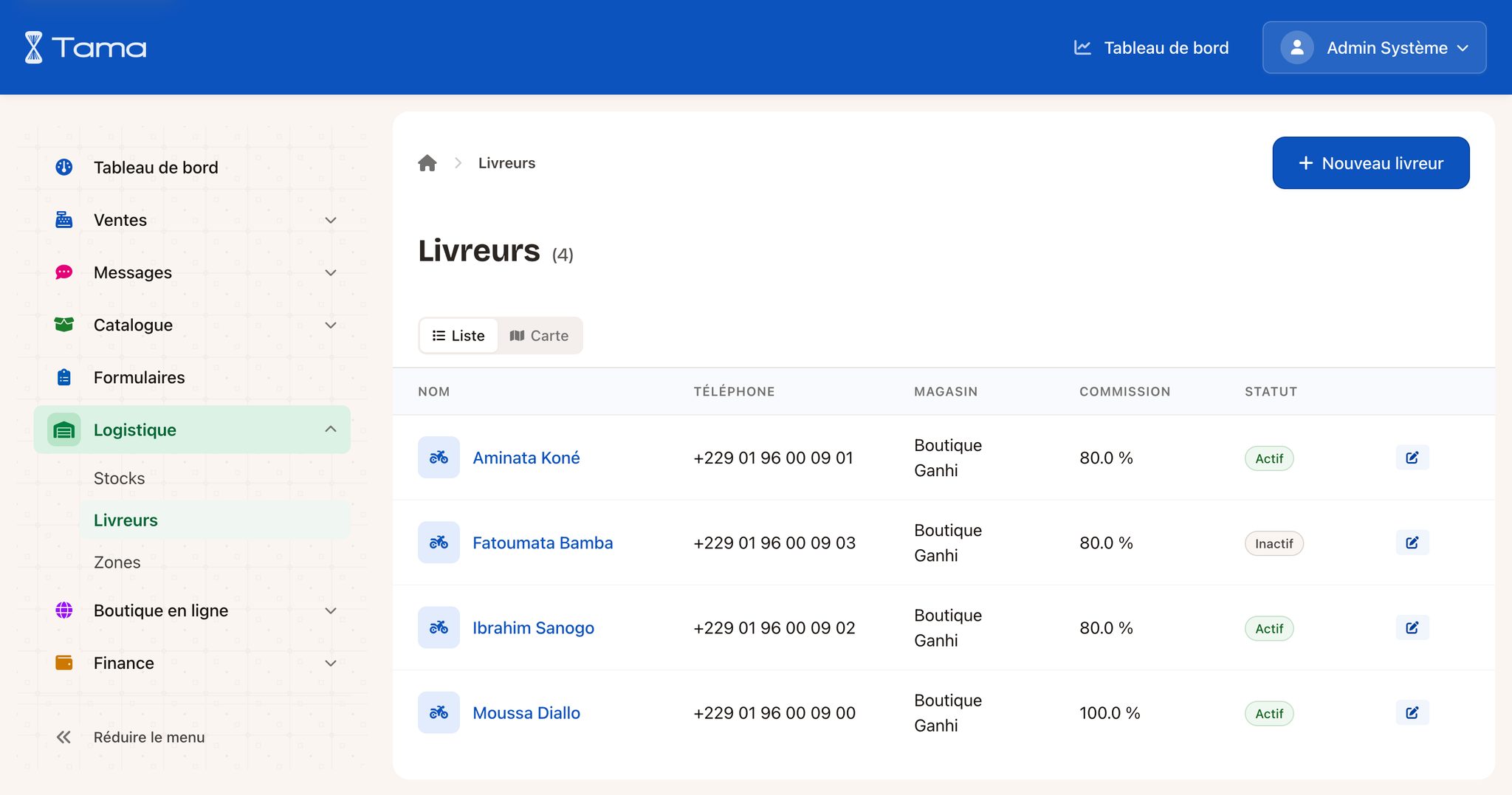 Vos livreurs livrent, Tama compte le cash