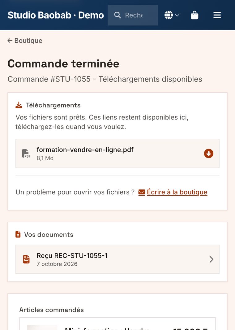 Vendez vos fichiers au monde entier