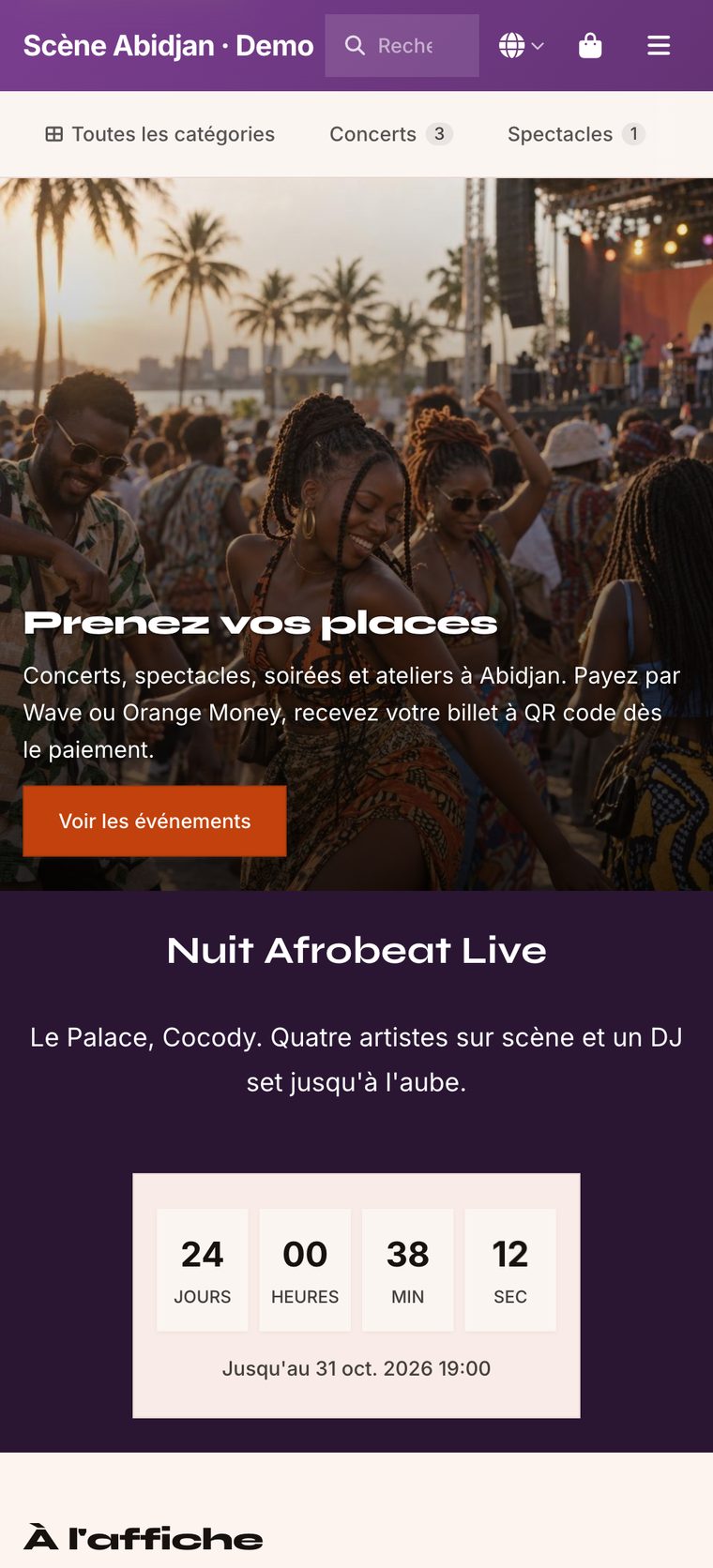 Vos places se vendent, vos entrées se contrôlent